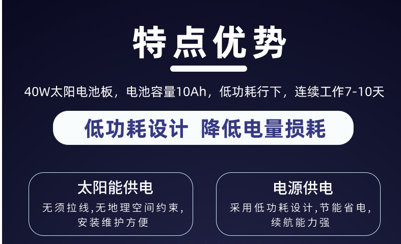 自動氣象站多方式供電，保證24小時不間斷運行