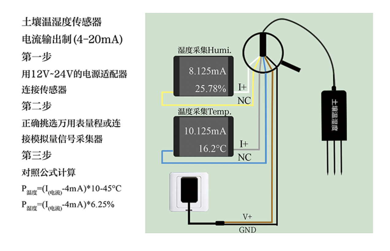 土壤溫濕度傳感器