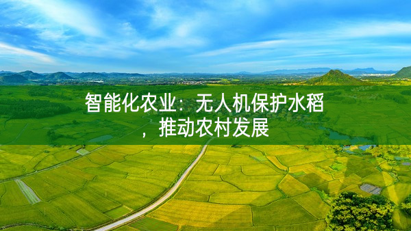 智能化農(nóng)業(yè)：無人機(jī)保護(hù)水稻，推動(dòng)農(nóng)村發(fā)展