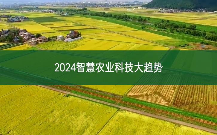 2024智慧農業科技大趨勢