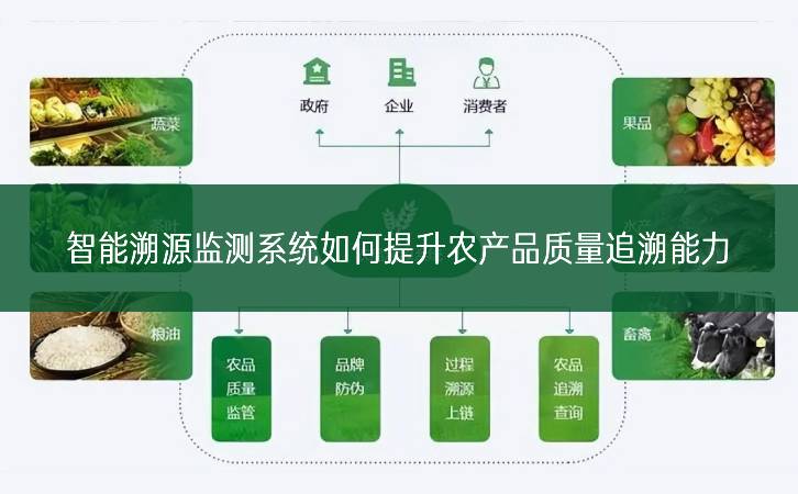 智能溯源監測系統如何提升農產品質量追溯能力